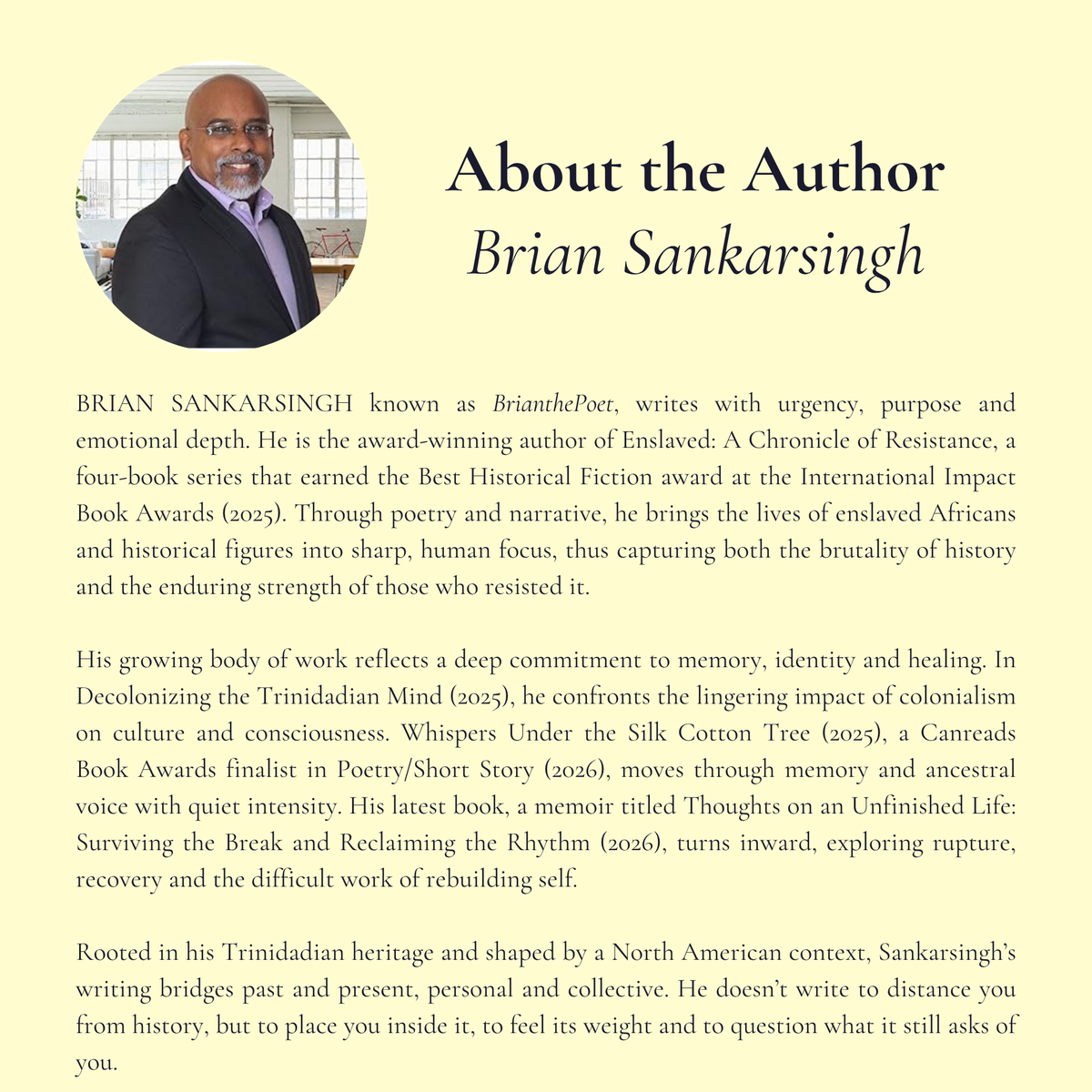 A Chronicle of Resistance: Enslaved Trilogy and Companion Reader