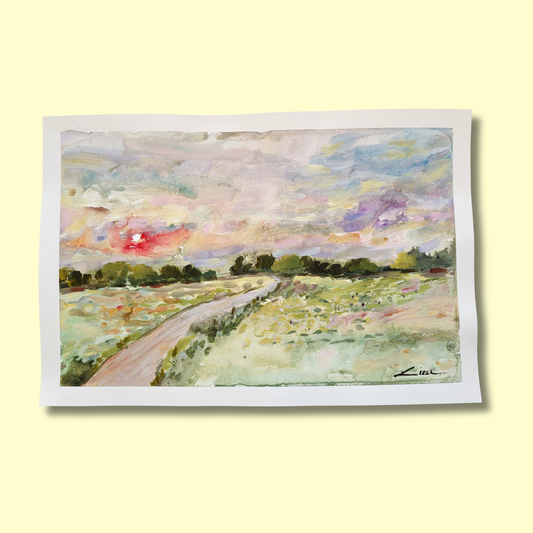 In Fields of Dreams  - 12x18"